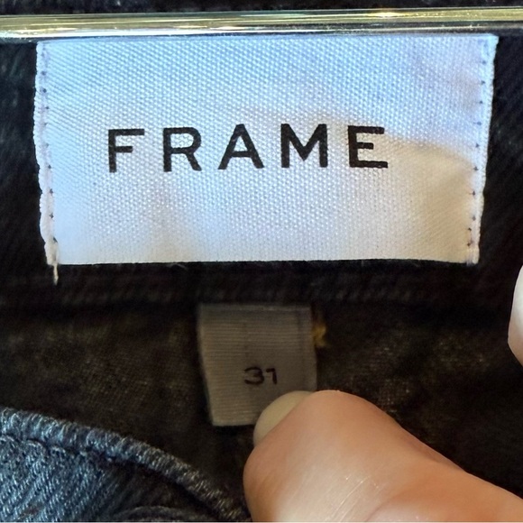 NWT Frame Le High Tight & Straight Inkwell Denim Size 31 - Picture 8 of 8